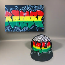 Load image into Gallery viewer, Rasta Maori Style Canvas and Cap Combo