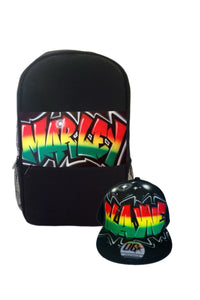 Rasta Kids Backpack and Cap Combo