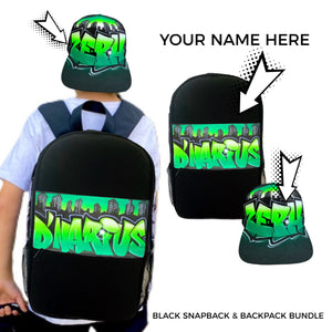 City Style Backpack and Snapback Combo (6)
