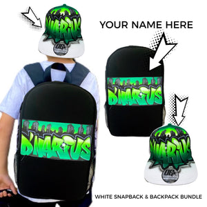 City Style Backpack and Snapback Combo (6)
