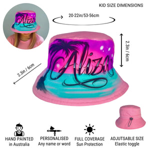 Paradise Script Bucket Hat (2)