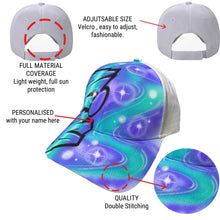 Load image into Gallery viewer, Graffiti Side Swirl Custom Name Baseball Cap