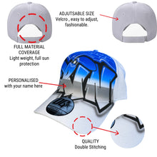 Load image into Gallery viewer, Brick Wall Cut Custom Name Baseball Cap