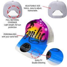 Load image into Gallery viewer, Paradise Love custom name baseball cap