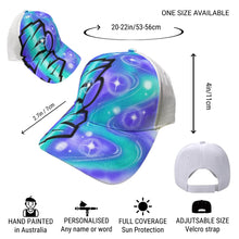 Load image into Gallery viewer, Graffiti Side Swirl Custom Name Baseball Cap