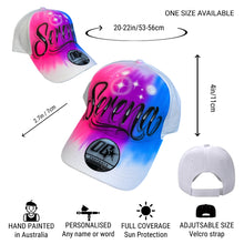 Load image into Gallery viewer, 3 Colour Script Custom Name Baseball Cap