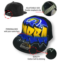 Load image into Gallery viewer, Eels Graffiti Style Snapback Cap