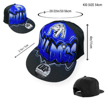 Load image into Gallery viewer, Bulldogs Graffiti Name Snapback Cap