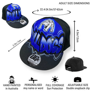 Bulldogs Graffiti Name Snapback Cap