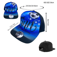 Load image into Gallery viewer, Soccer Script Style Snapback Cap