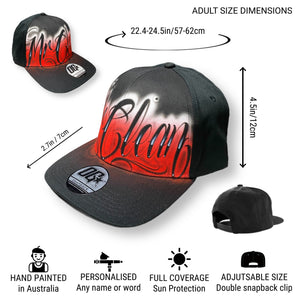 Script Snapback Cap