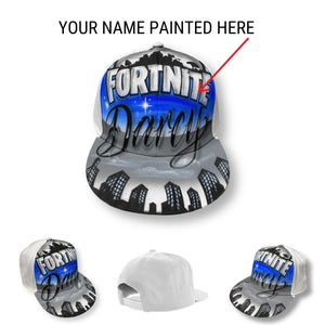 Fortnt Gamer Style Script Snapback Cap