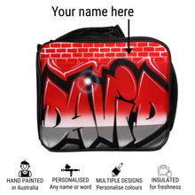 Load image into Gallery viewer, Red Brick Wall Cut Style -  Custom Lunchbox (12)