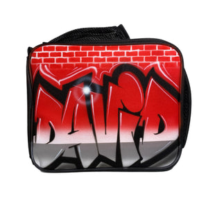 Red Brick Wall Cut Style -  Custom Lunchbox (12)