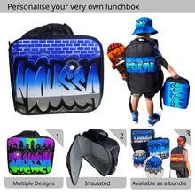 Load image into Gallery viewer, Brick Wall Cut Style -  Custom Lunchbox (12)