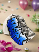 Load image into Gallery viewer, Side Skull Custom Name Baseball Cap