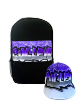 Load image into Gallery viewer, Purple Graff Backpack and Cap Combo (12)