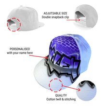 Load image into Gallery viewer, Purple Graff Backpack and Cap Combo (12)