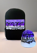 Load image into Gallery viewer, Purple Graff Backpack and Cap Combo (12)