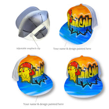 Load image into Gallery viewer, Blue Pikach Style Snapback Cap