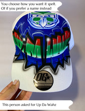 Load image into Gallery viewer, Up The Wahs Graffiti Snapback Cap