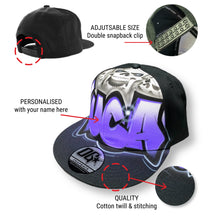 Load image into Gallery viewer, Skull Front Snapback (3)