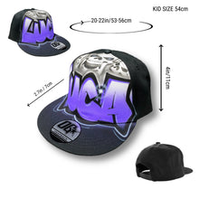 Load image into Gallery viewer, Skull Front Snapback (3)