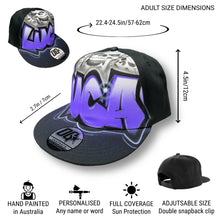 Load image into Gallery viewer, Skull Front Snapback (3)