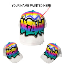 Load image into Gallery viewer, Wave Graffiti Style Trucker  (14)