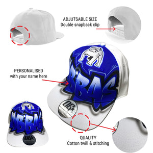 Bulldogs Graffiti Name Snapback Cap