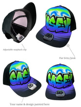 Load image into Gallery viewer, Graffiti Fade Snapback (14)