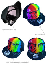 Load image into Gallery viewer, Rainbow Graffiti Snapback (7G)