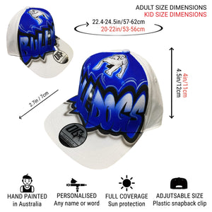 Bulldogs Graffiti Name Snapback Cap