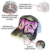 Load image into Gallery viewer, Violet Graff Brick Trucker (18G)