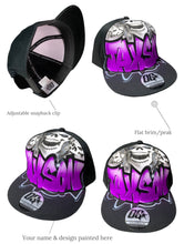 Load image into Gallery viewer, Skull Front Snapback (3)