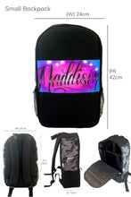 Load image into Gallery viewer, Circle Fade Script Style Backpack (17)
