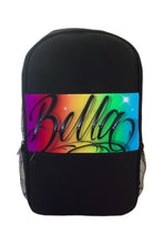 Load image into Gallery viewer, Rainbow Script Style Backpack (7)
