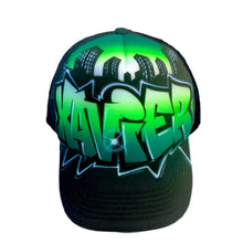 Load image into Gallery viewer, Double City Trucker Cap with Personalised Graffiti Name