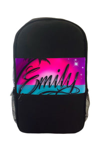 Paradise Script Style Backpack (2)