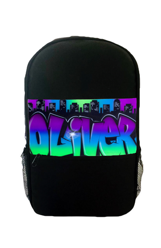 Custom sales graffiti backpacks