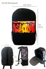 Load image into Gallery viewer, Graffiti Flare Backpack and Cap Combo (12)