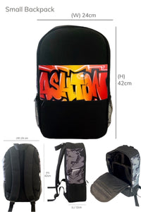 Graffiti Flare Backpack and Cap Combo (12)