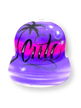 Load image into Gallery viewer, Love Script Palm Tree Snapback (11)