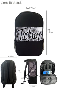 Brickwall Script Style Backpack and Cap Combo (18)