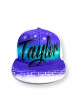Load image into Gallery viewer, Double Colour Script Brick wall Snapback