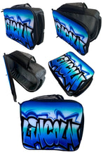 Load image into Gallery viewer, 3 Colour Fade Kids Combo (14) 1x Backpack, 1x Lunchbox &amp; 1x Bucket Hat Combo
