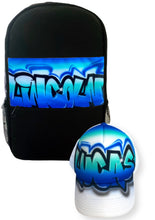 Load image into Gallery viewer, Graff Fade Backpack and Cap Combo (14)