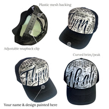 Load image into Gallery viewer, Brickwall Script Style Backpack and Cap Combo (18)