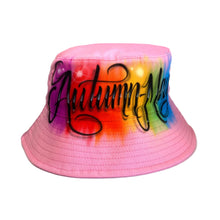 Load image into Gallery viewer, Rainbow Script Bucket Hat (7)