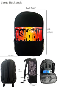 Graffiti Flare Backpack and Cap Combo (12)